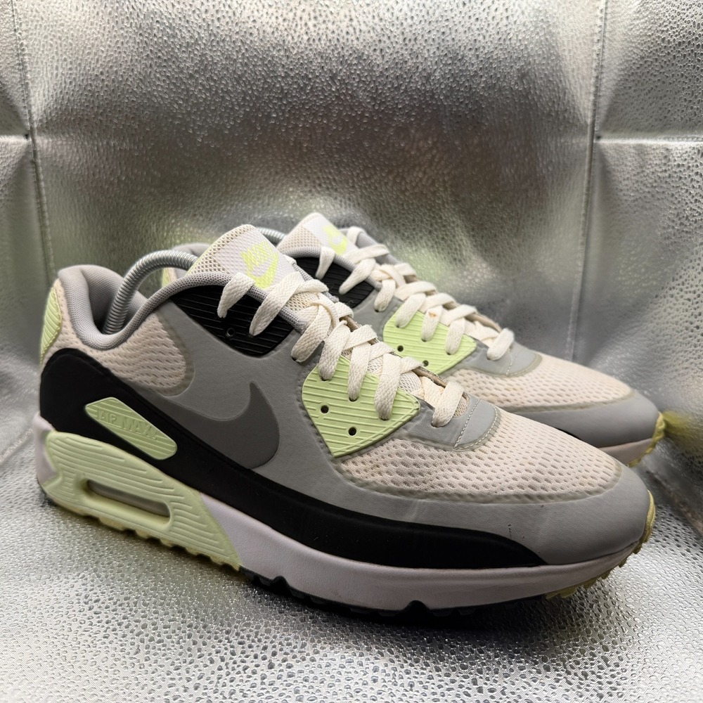 Size 13 Nike Air Max 90 Golf White Particle Gray Mens‎ Sneakers CU9978-104